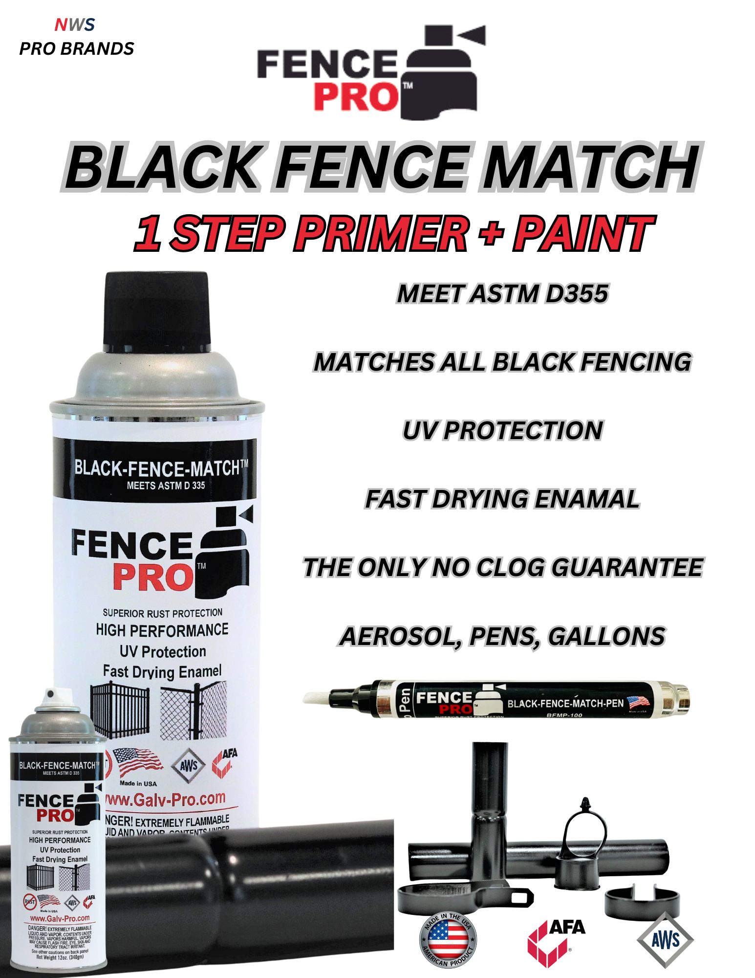 Black-Fence-Match | BFM-100 | 12-12oz cans per case | Covers up to 40 SF 6 Black-Fence-Match | BFM-100 | 12-12oz cans per case | Covers up to 40 SF - Image 6