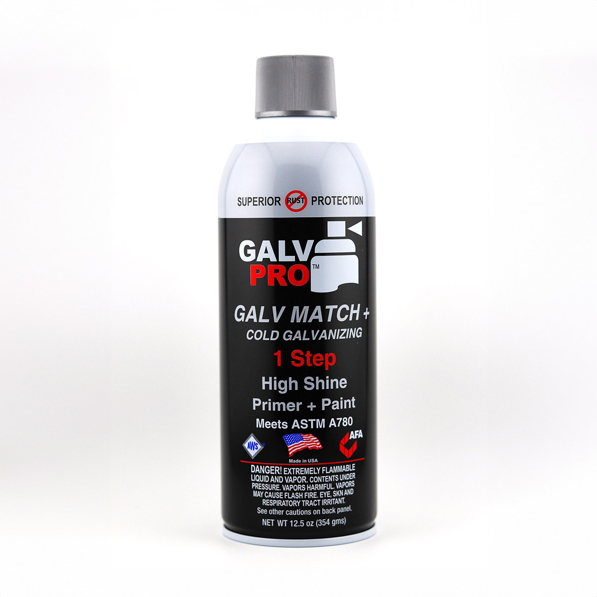 SAMPLE - Galv-Match-Plus™ (69% Zinc) | GMP-100 | 12-12.5oz cans per case | Covers up to 40 SF | ASTM A780-09 <span class="bold-desc">Matches Hot Dip</span> 1 SAMPLE - Galv-Match-Plus™ (69% Zinc) | GMP-100 | 12-12.5oz cans per case | Covers up to 40 SF | ASTM A780-09 <span class="bold-desc">Matches Hot Dip</span>