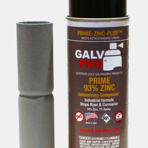Prime-Zinc-Plus (93% Zinc) | PZP-100 | 12-13 oz cans per case | Covers up to 40 SF | ASTM A780-09 <span class="bold-desc">Matches Hot Dip</span>