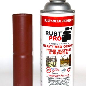 Heavy Red Oxide Primer (hematite oxide) | RO-350 | 12-12 oz cans per case | Covers up to 40 SF | 1 Step, Rust Converter & Primer <span class="bold-desc">Matches Hot Dip</span>